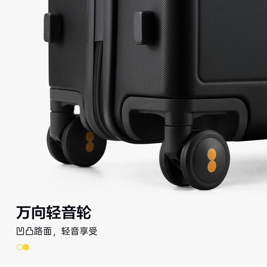 Horizon 8 (LEVEL8) Luggage Password Trolley Case Women's and Men's Checked Travel PC Case 26-inch Large Capacity Traveler Series Black