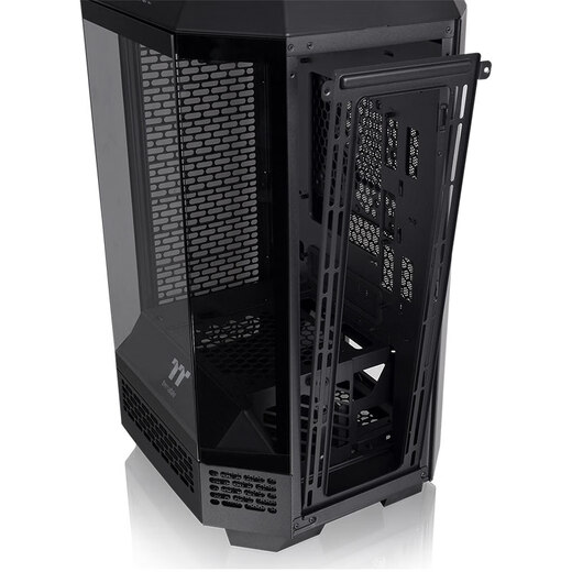 Thermaltake(Tt)The Tower 300 sea view room chassis computer host black (Matx motherboard/support 420 water cooling/4090 graphics card/horizontal lying)