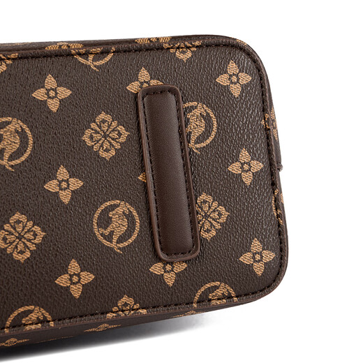 Kangaroo Kara gives mom a genuine leather shoulder bag for women on Mother's Day, tote bag, large capacity 2025 new European and American commuter handbag trendy brown (gift box + hand bag card holder) extra large bag length 31-thickness 12-height 29 cm