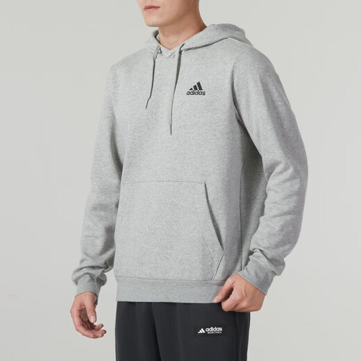 Adidas new sportswear with velvet warm and fashionable hooded sweatshirt pullover H12213 XS