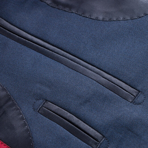 Hongdu Suit Men's Suit Wool Business Formal Professional Wear Groom Wedding Dress AJ5918-1C XL 180