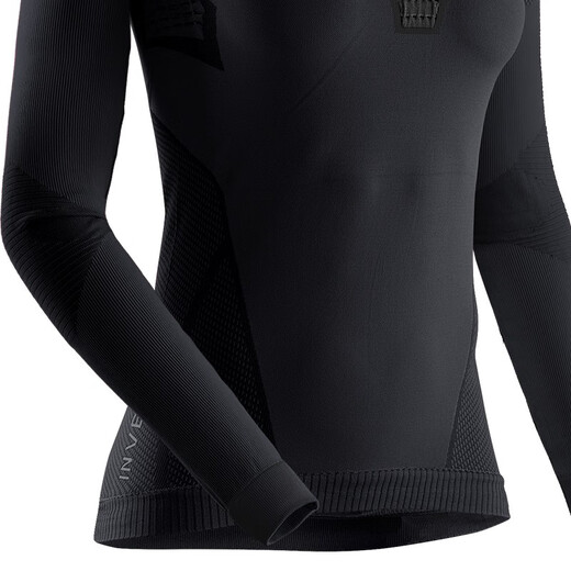 XBIONIC Speed Running 4.0 Women's Sports Running Long Sleeve Top INVENT 4.0 RUNNING SHIRT Black M