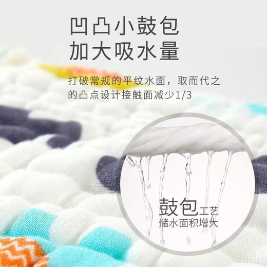Colorful gauze diaper pure cotton washable baby urine melon newborn diapers baby diaper pants urine ring mustard summer men S (0-2 months) 8 Jin [Jin equals 0.5 kg] below / 5 packs