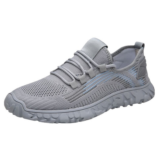 Snguny High-Light Luxury Brand Casual Shoes Capital Shoes 2025 Sports Sports Sports Sports Sports Men a los zapatos de malla delgados transpirables para hombres Shoes para hombres Grey 9195 44