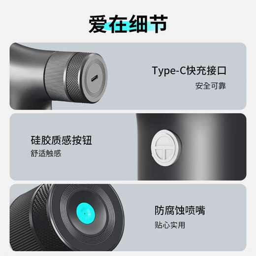 Edon Electric Alcohol Sprayer Home Wireless Handheld Charging Clothes Disinfection Gun Watering Flowers Watering Kettle Multifunctional K101 Atomizing Sterilizer