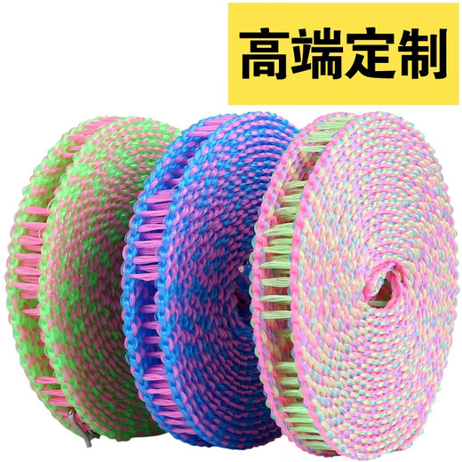 Lifu clothesline thickened non-slip windproof clothes drying rope outdoor camping clothesline 10 meters quilt without punching random color 10 meters / piece / customized widened extra thick version non-ordinary type /