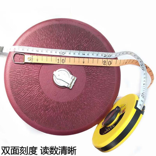 Maoyuantai 10m 20m 30m 50m 100m linen ruler construction site measurement cloth tape measure fiber ruler meter ruler durable linen ruler 50M