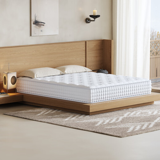 AISU -Matratze 1,8x2m Marke Top zehn unabhängige Spring Kokosnuss Brown Matratze 1,5x2m weicher und harter süßer Traum 22 cm (Stille Spring + 3D Kokosnussbraun) 1350*2000