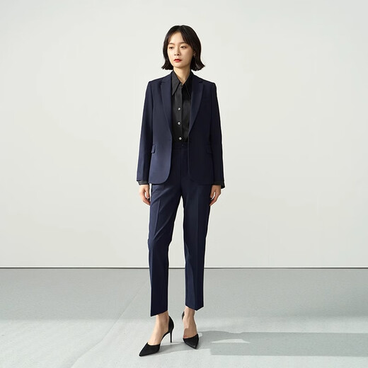 Lady Bird black formal suit women's professional small man interview wear public examination high-end suit jacket