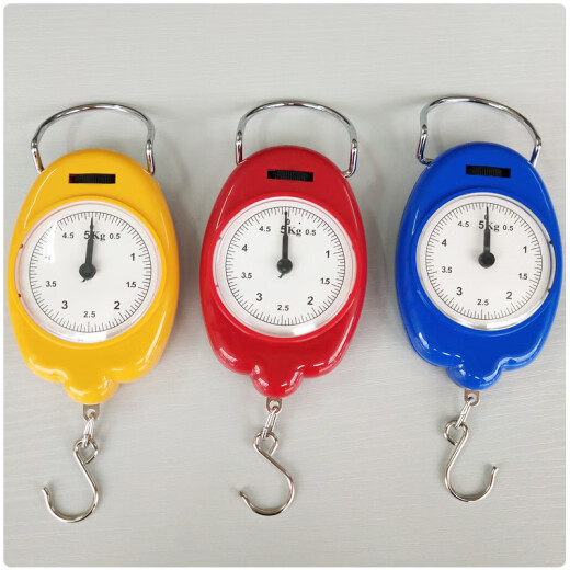 Precise mechanical portable small scale hand-held 5kg 10 kg [Jin is equal to 0.5 kg] spring-type pocket scale weighing express delivery convenient weighing fishing hand-held scale 10kg