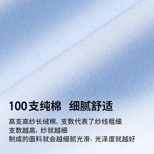 Shanshan (FIRS) 100-count pure cotton DP no-iron long-sleeved shirt men's four-season business casual anti-wrinkle formal men's shirt
