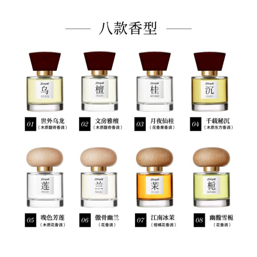 Zenpill (perfume gift) Zenpill Chinese style perfume for men and women, light fragrance, long-lasting floral fragrance, proud orchid (orchid)