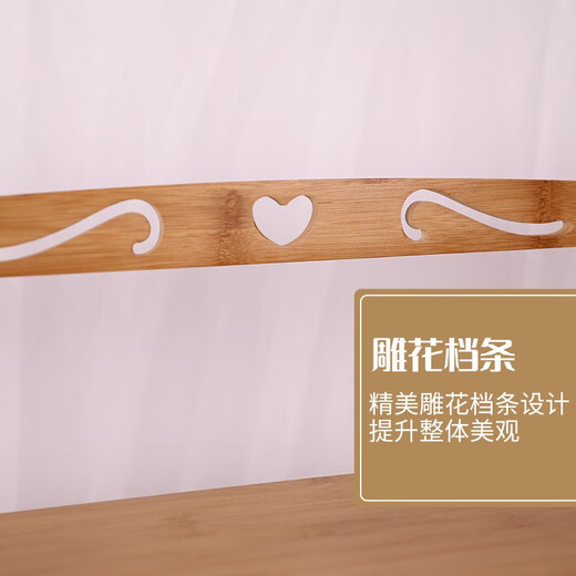 Anya simple bookshelf floor-standing bamboo storage shelf study display storage rack storage rack