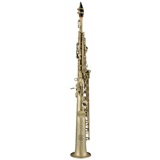 Salt soprano saxophone instrument professional playing B flat straight pipe SP-6600 imported copper material original from Taiwan antique bronze color