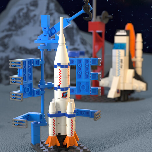 Snaen (Snaen) Blocs de construction pour enfants Toys garçons et filles chinois aérospatial modèle micro-particules Assemblage d'anniversaire pour enfants