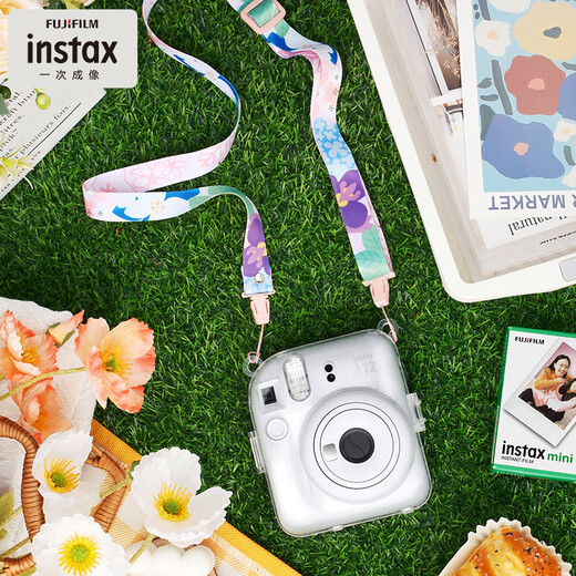Fuji INSTAX one-time imaging mini12 accessories crystal case (including shoulder strap)