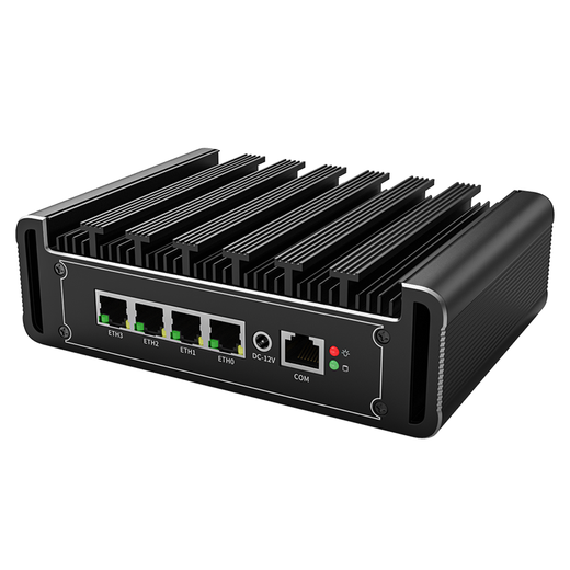 Bicontrol N5105 quad network port Gigabit soft router N4000 mini computer host embedded industrial control machine fanless silent I226 network card J4125 multi-network 4G module ros G30-N6210 quad network card M.2 solid state 8G memory 256G solid state