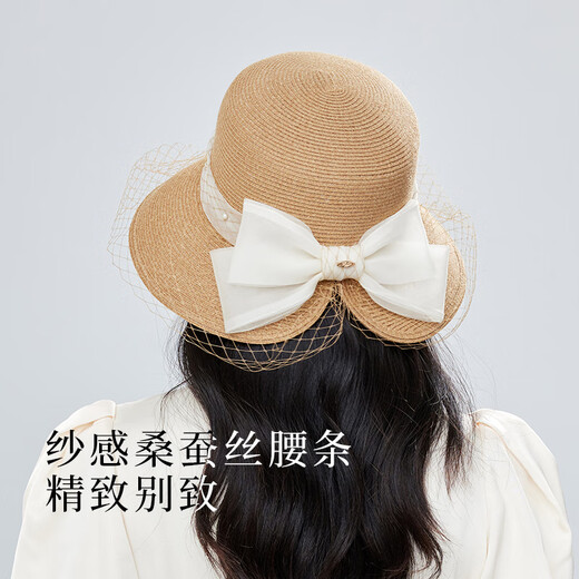 Chapeau Siggi Spring et été du chapeau de paille d'été HEPBURN VAGNAGNES ÉLÉGANT TOP HAT MESH SUNICALIE CHAPE SORN CHAPLE SUM