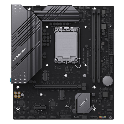 Maxsun MS-Challger B760m Computer Gaming Motherboard unterstützt CPU 13400F/12400F (Intel B760/LGA 1700)