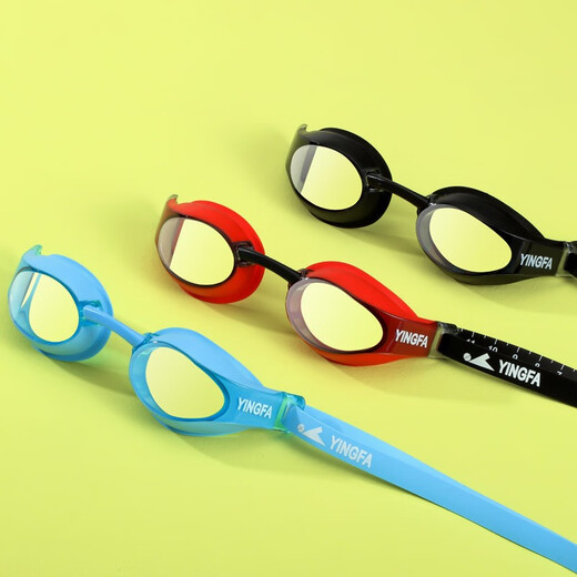 Yingfa (Yingfa) Light Plat Light Swimming Ggggles, Loyaux électroplités, reflet des lunettes de natation, des lunettes de natation de course masculine et féminine, des lentilles en revêtement anti-buas