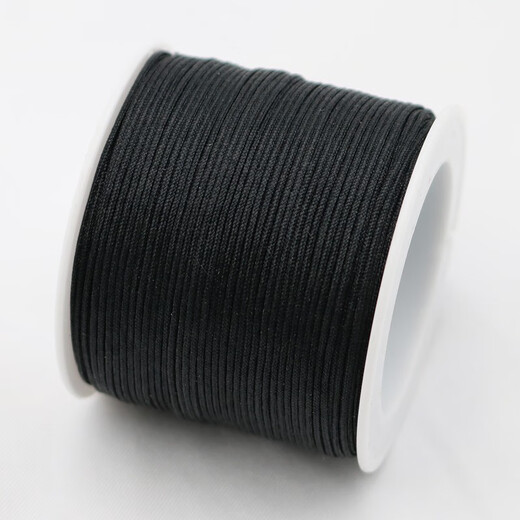 Jade Xianhua No. 72 jade thread bracelet braided hand rope braided rope red thread handmade diy material pendant thread rope black No. 72 jade thread / about 45 meters / 0.8 mm thickness
