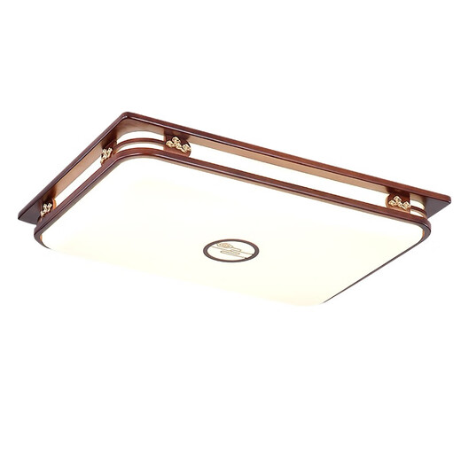 Instalación del paquete delantero LED simple NUEVA Luz de techo de estilo chino Ligera de color negro Color de nuez negro Paquete de lámpara de dormitorio de estilo chino 9863 y cuatro habitaciones y dos salas de estar