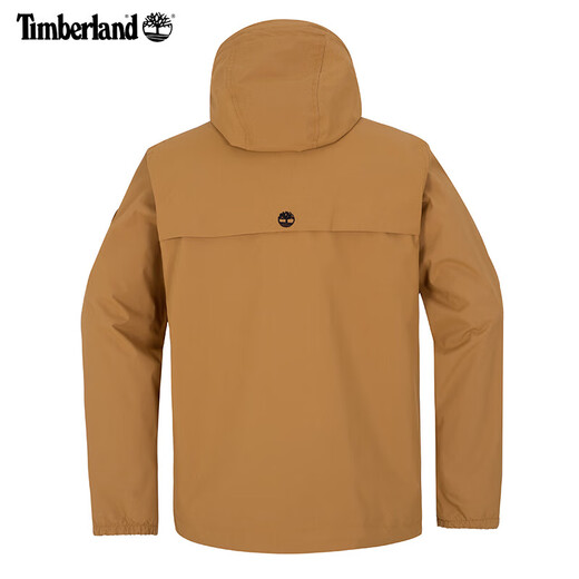 Timberland添柏岚冲锋衣男秋冬户外徒步登山外套防风工装连帽硬壳夹克A695W A695WP47/小麦色/新款刺绣标 XS/165