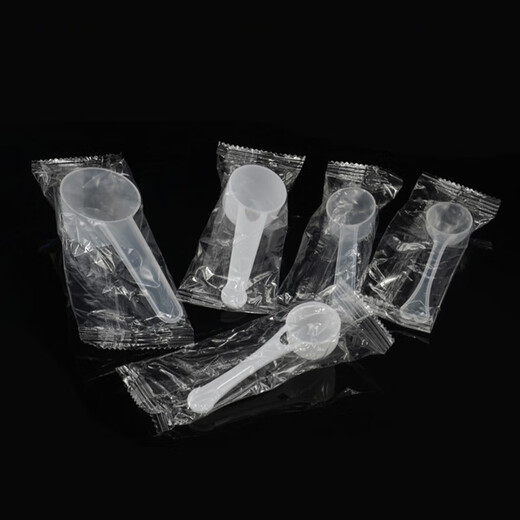 DISID milk powder spoon quantitative spoon scale grams infant milk powder special 1g3g5g10g15g measuring spoon boxed measuring spoon 5-piece set + scale label sticker independent packaging, with storage box