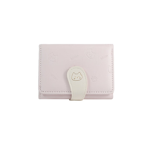 Portefeuille de niche de niche de niche pour femmes portefeuille 2024 Small Coin Freshed portefeuille en relief en relief portefeuille de cartes multi-cartes multiples Portefeuille féminin [chat rose] [chat rose]