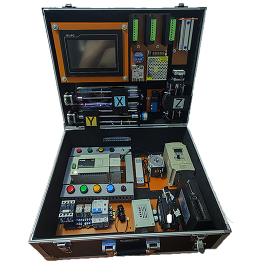 Mitsubishi PLC learning chassis FX3U test box programming teaching training automation controller PLC learning set video course teacher guidance 2 ten-axis 4-axis plus 6-axis robot hand does not need P