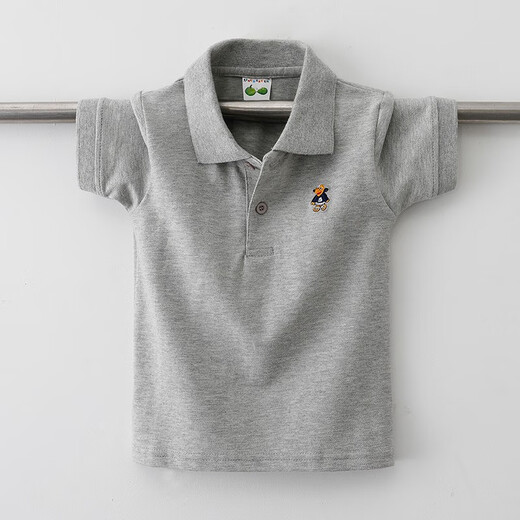 Jungen T-Shirt Kurzärärmelte Kinder-Sommer-Revers-Polo-Hemd Kinderkleidung 2024 neuer Stil mit mittlerem Stil mit mittlerem Kinderbaby halbärmelig.