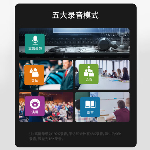 Philips (PHILIPS) recorder VTR6960 professional smart 32G recorder 2+4 microphone array master-level recording to text translation noise reduction high-definition conference portable recording equipment