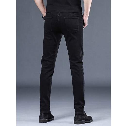 
Pier Cardin 2025 spring and summer jeans men's casual slim feet men's pants Korean style trendy versatile pants men 1049 gray 31