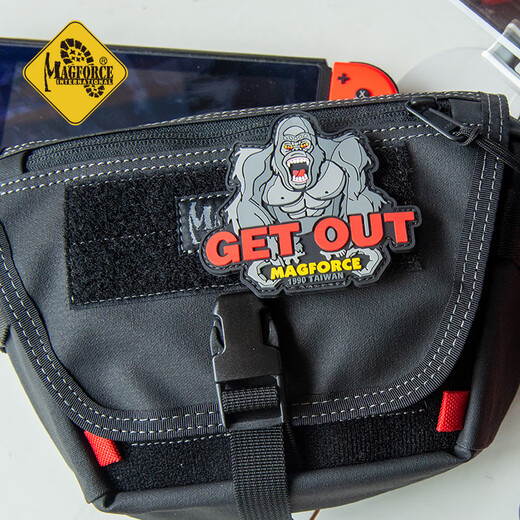 MAGFORCE King Kong get out felt Velcro mp9115 armband morale badge