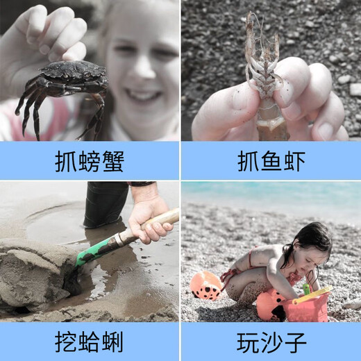Kunsui Children's Protective Gloves Outdoor Sports Catch the Sea Anti-Zip Feeding Pets Anti-Bite School Work Class Multifunctional Gloves [Blue Green] Protective Gloves [5-12 Years Old] 1 Pair