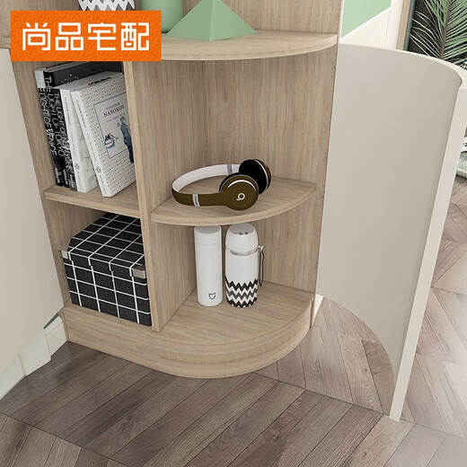 Shangpin Home Delivery Nordic Style Corner Wardrobe Whole Wardrobe Customization Sliding Door Walk-in Wardrobe Whole House Furniture Customization Prepayment (Non-Commodity Price)