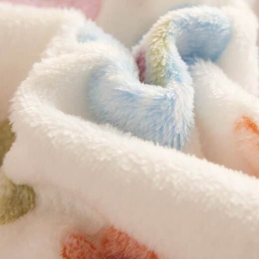Jiuzhoulu warmes Milchkristall Fleece Vierköpfige Set Doppelseite 1,5/1,8-Meter-Quilt-Abdeckung Flanell Quilt Cover Winter