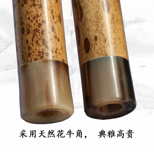 M. Guanzi collectionne du papillon de flûte, du bambou tacheté, de la sirène, du cerf, du bambou, de la flûte xiangfei fine flûte horizontale instrument Instrument personnalisé jouant à la flûte big g