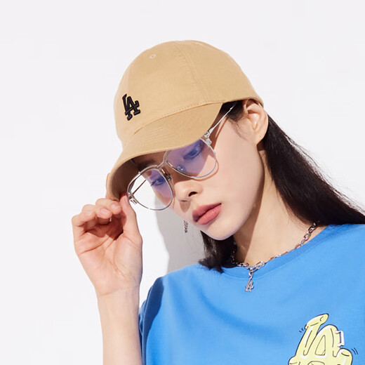 MLB Baseball Gat Men and Women Pareja Versión coreana Soft Top Dodgers La Classic Small Sunshade Four Seasons Gift CP77