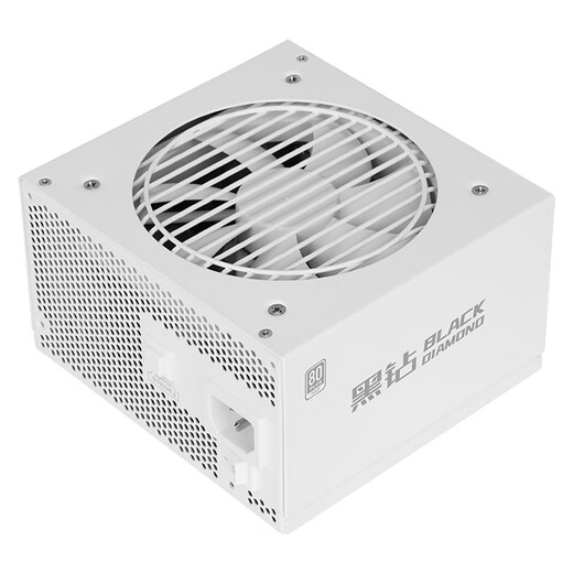 先马（SAMA）黑钻750W V2版雪装机箱电脑电源台式机 白色/颜色管理/金牌认证/PCIE5.0/智能启停/压纹线/5070ti