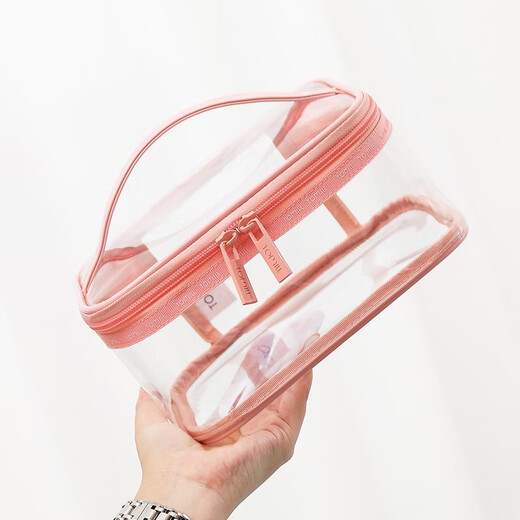 ToMill Transparent Cosmetic Bag Women's Waterproof Toiletries Bag Portable Travel Large Capacity Cosmetic Storage Bag Skin Care Product Storage Bag Summer-Colorful-Large Size