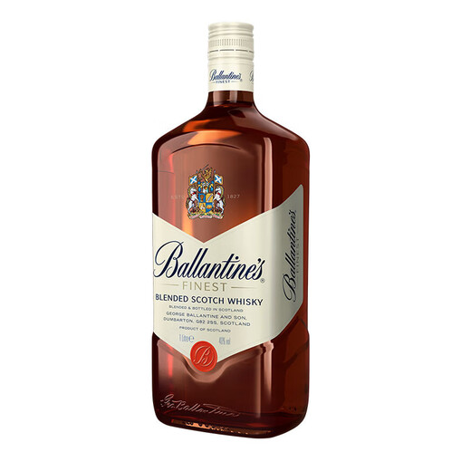 百龄坛（Ballantine`s） 特醇 苏格兰 调和型 威士忌 洋酒 1000ml（1L）