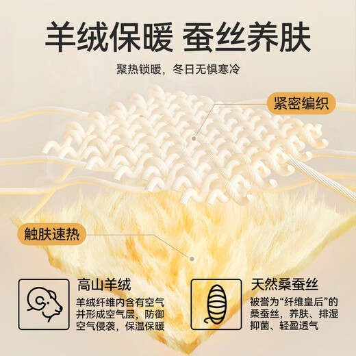 猫人男士保暖背心男【蚕丝羊毛德绒发热】秋冬无痕上衣打底内穿25新款