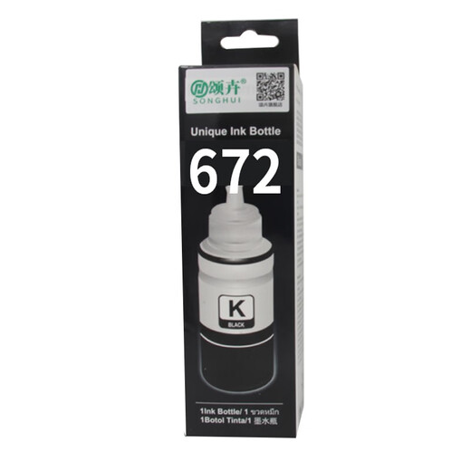 
Songhui is suitable for EPSON four-color printer L365L313L485L383L551L565L455L565 672 black ink (it is good compatibility)