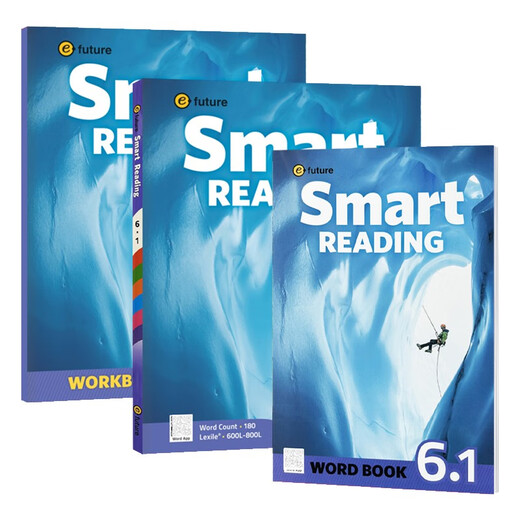 Original imported children's English smart reading123456 level Short-term reading course for winter and summer vacations Word volume accumulation Reading and writing graded reading student textbook Level 6.1 level