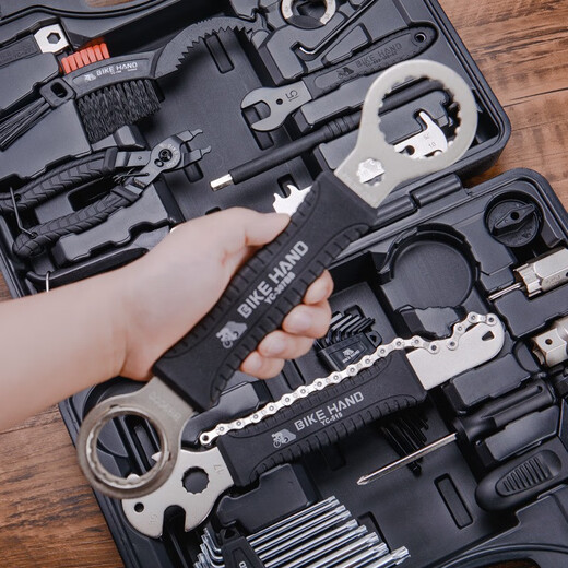 BIKEHAND 台湾公路自行车工具箱套装修车维修山地车工具包骑行装备车店家用修车组合调整维护 YC-728工具箱（初级版）
