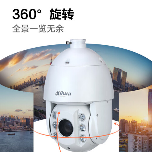 dahua大华200万网络高速球机变焦变倍高清监控摄像头室户外360度全景云台旋转全彩夜视 DH-SD6223-A-i智能全彩球 全国联保