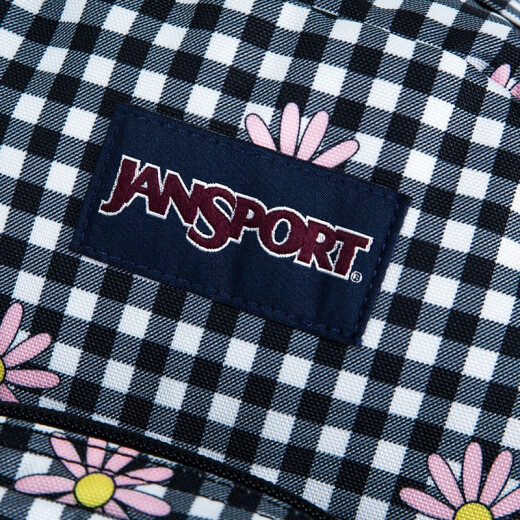 JanSport Jasper Backpack Female Student School Bag Ins Style Backpack Collection Page TDH654S Plaid Daisy/10.2L