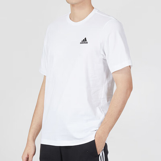 阿迪达斯 （adidas）男子健身运动套装 跑步训练服篮足球服短袖T恤宽松短裤 IC9286+IC1484 XL