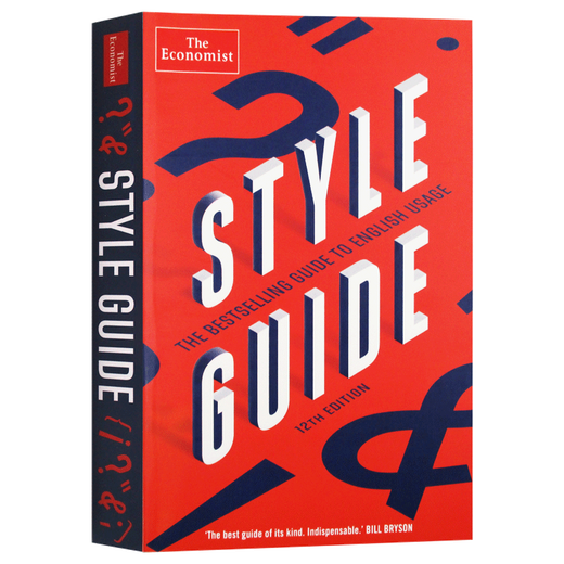 经济学人系列 写作风格指南 英文原版 The Economist Style Guide 第12版